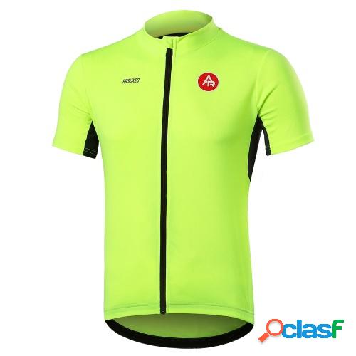 Camiseta de ciclismo de secado rápido de manga corta para