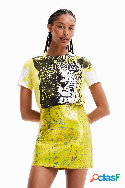 Camiseta ilustraciÃ³n leopardo
