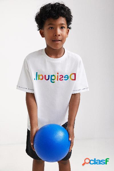 Camiseta logo arcoiris