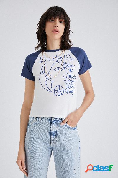Camiseta manga corta caras