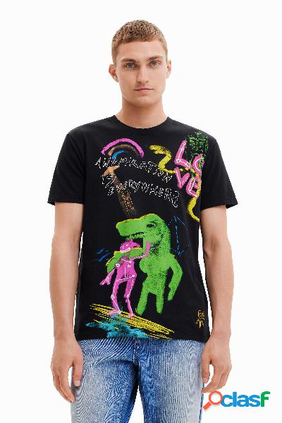 Camiseta manga corta dino