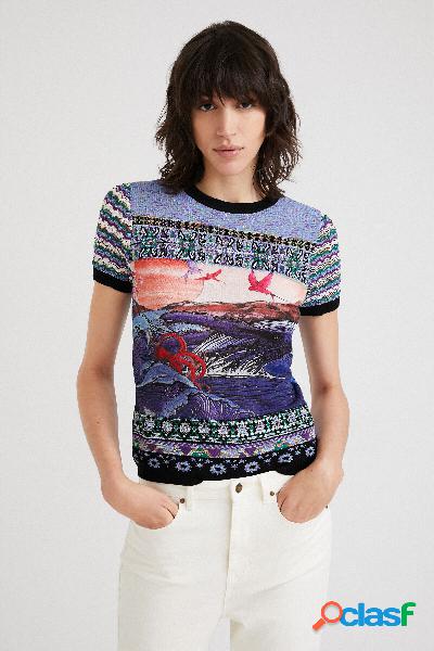 Camiseta tricot japonesa