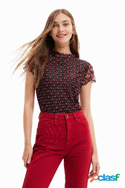 Camiseta tul estampado grÃ¡fico retro