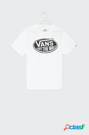 Camiseta vans classic otw blanco/negro mujer