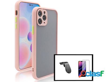 Carcasa + Protector + Soporte L Safe Driving iphone 7