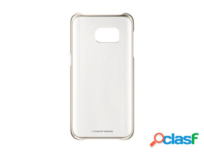 Carcasa SAMSUNG Galaxy S7 Edge Clear Dorado