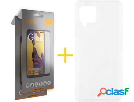 Carcasa y 2 Protectores de Pantalla de Vidrio Full Samgung