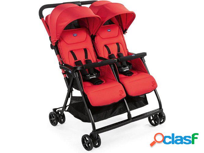 Carrito de Bebé GInelos CHICCO Ohlala Twin Rojo