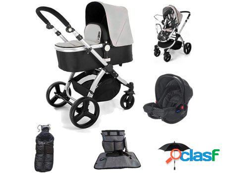 Carrito de Bebé Trio STAR IBABY 3 In 1 Gris