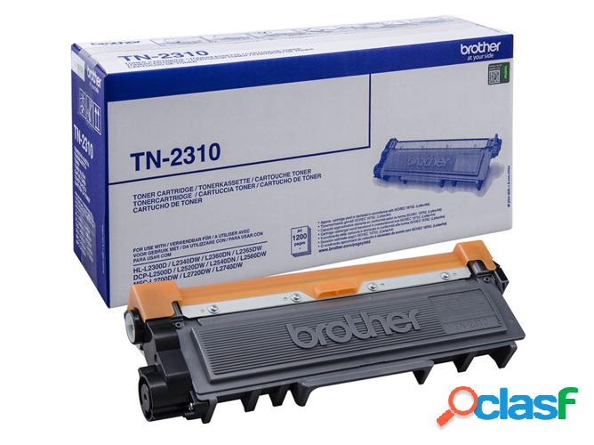 Cartucho de tóner Original BROTHER TN2310 Negro 1.200