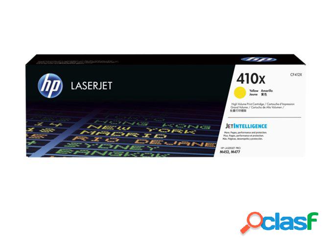 Cartucho de tóner original LaserJet HP 410X amarillo de