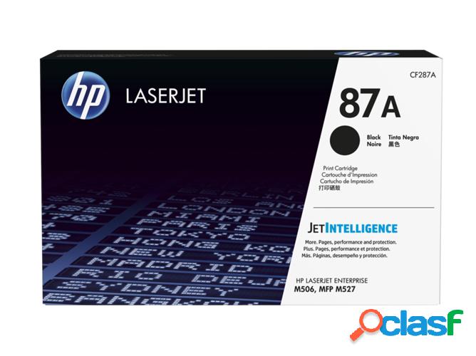 Cartucho de tóner original LaserJet HP 87A negro para