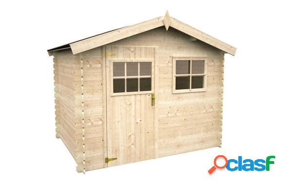 Caseta de Madera Palmako Akro 19m2 Madera Natural