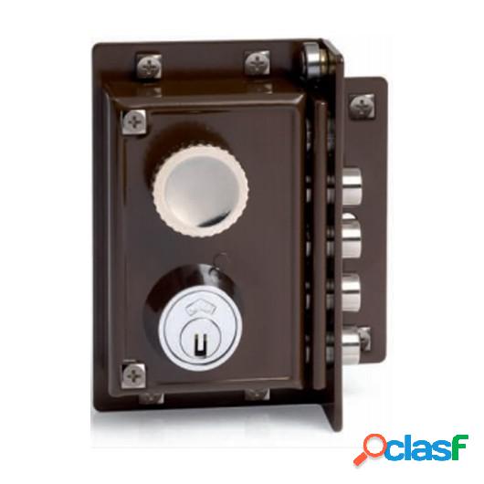 Cerradura Seguridad Sobreponer 88X40Mm 5240-70-D Marron 4