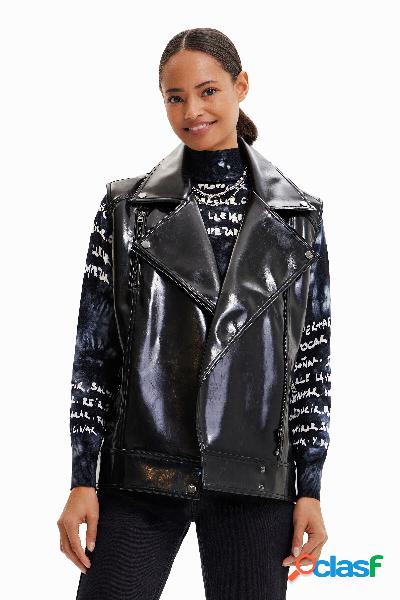 Chaleco biker oversize