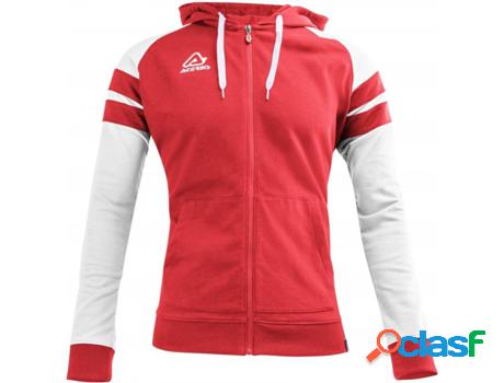 Chaqueta ACERBIS Kemari con Capucha (L - Rojo, Blanco)