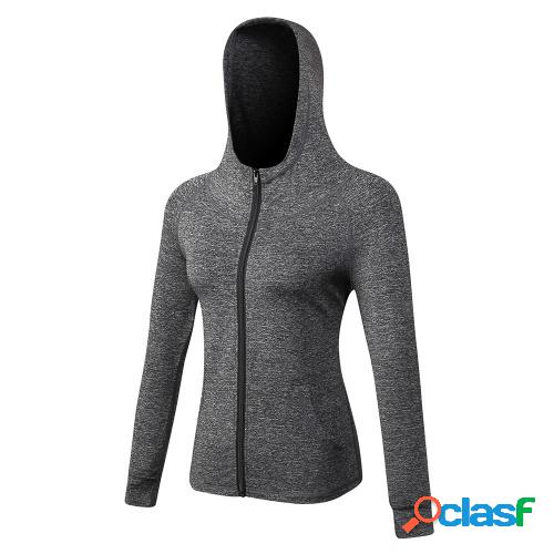Chaquetas con capucha y cremallera completa para mujer