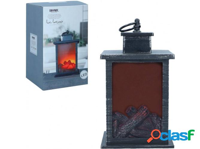 Chimenea Eléctrica AMBIENTS LED Negro (14x14x25cm)