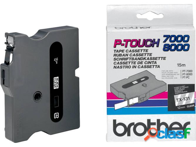 Cinta de etiquetas BROTHER TX131