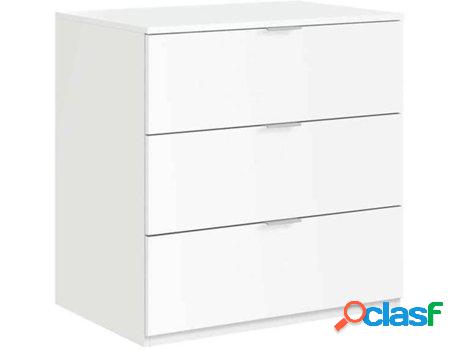 Cómoda CSD Danny (Blanco - Aglomerado - 80x77x38 cm)