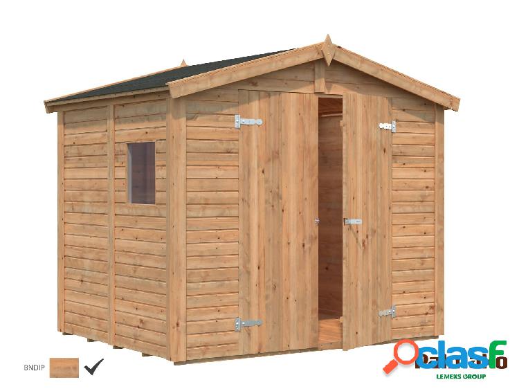 Cobertizo de madera Palmako Dan de 4.5m2 Marrón