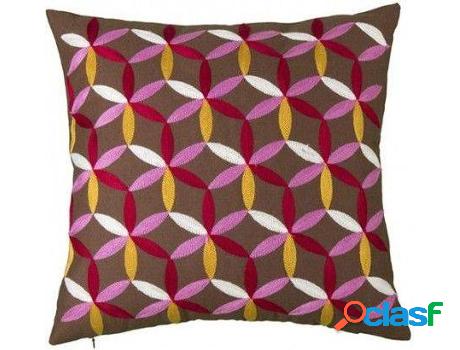 Cojines HOGAR Y MÁS Con Relleno Marrón (45 x 45 cm)