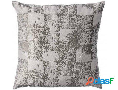 Cojines HOGAR Y MÁS Gri Velvet Estampado (45 x 45 cm)