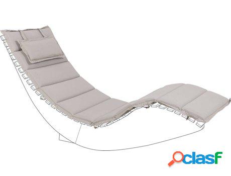 Cojín para Tumbonas BRESCIA (Gris - Poliéster -60x180x5