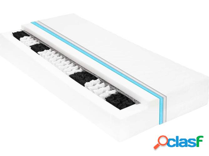 Colchón VIDAXL 7 Zonas Muelles Ensacados (80x200cm -