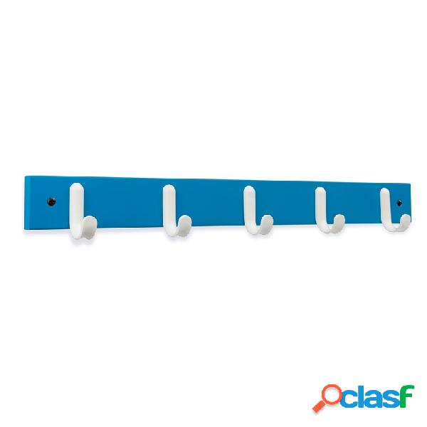 Colgador 5 ganchos Blancos Inofix Azul 3707