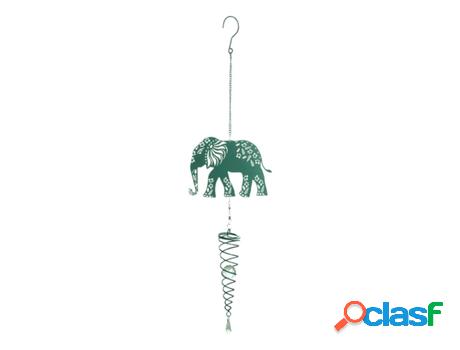 Colgante Elefante y Espiral Decoración Colgantes Metal