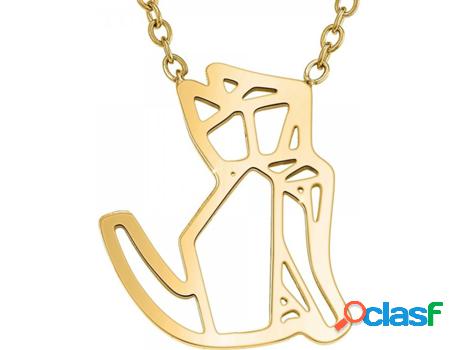 Collar SC_BOHEME (Acero - Dorado - 37cm)