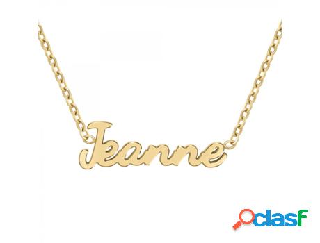 Collar SC_CRYSTAL Jeanne (Acero - Dorado - 40cm)