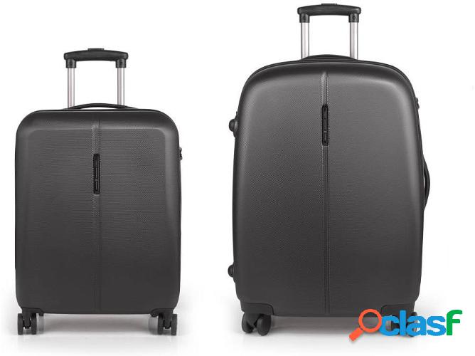 Conjunto 2 Maletas de Viaje GABOL Paradise (104 L - Gris)