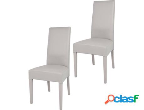 Conjunto de 2 Sillas T M C S Luisa (Gris Claro - 99x46x55 cm
