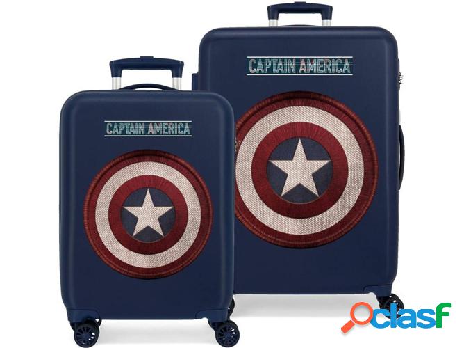 Conjunto de Maletas de Viaje MARVEL Captain America (104 L -