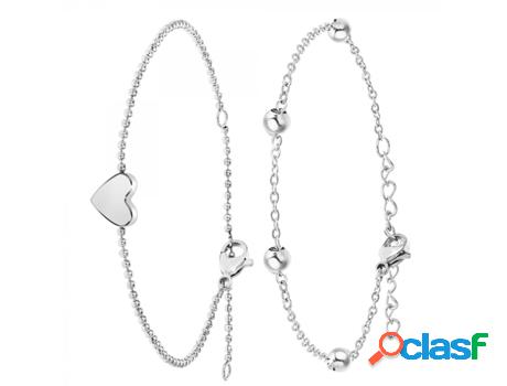 Conjunto de Pulseras SC_BOHEME (Acero - 17cm)