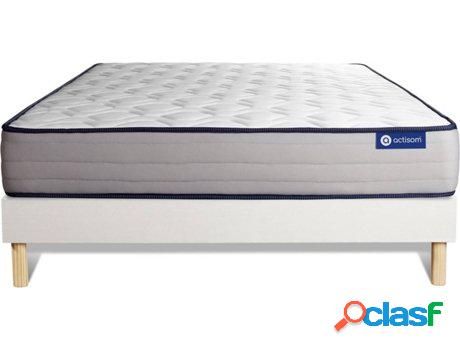 Conjunto de Somier Blanco + Colchón ACTISOM Actimemo Form