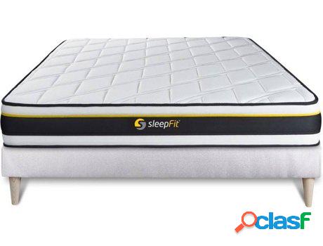 Conjunto de Somier Blanco + Colchón SLEEPFIT Soft (120x200