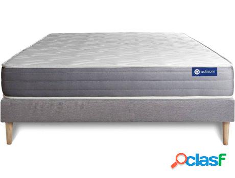 Conjunto de Somier + Colchón ACTISOM Actiflex Dream (Gris -