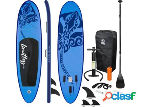 Conjuntos de Paddle Surf ECD GERMANY Limitless azul (308 x