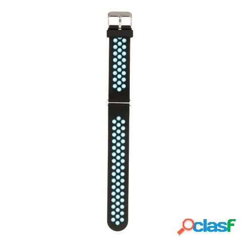Correa de reloj de 20 mm Correa de silicona suave de