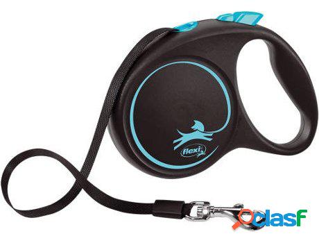 Correa para Perros FLEXI 187701 (Negro - 500 cm - 234 g -