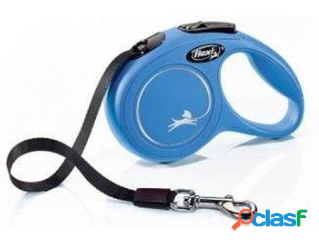 Correa para Perros FLEXI (Azul - 5m - Hasta: 50 Kg - L -
