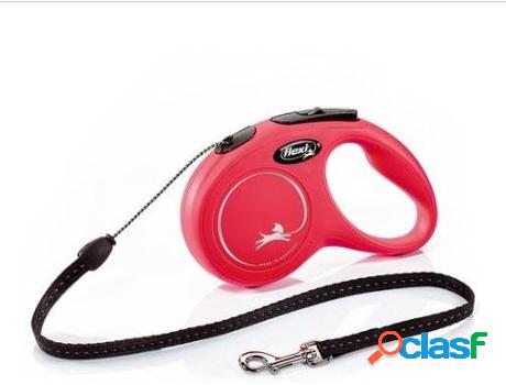 Correa para Perros FLEXI (Rojo - 8m - Hasta: 20 Kg - M -