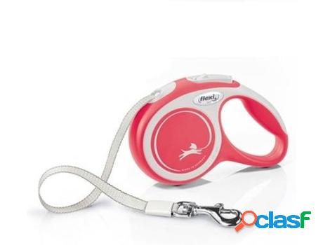 Correa para Perros FLEXI (Rosa - 3m - Hasta: 8 Kg - XS -