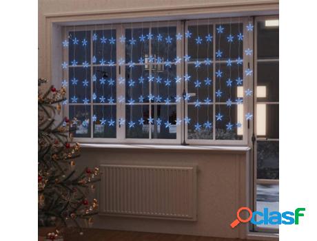 Cortina de Luces VIDAXL con Estrellas 500 Luces Led 8