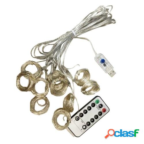 Cortina led Luces de cadena de carámbano Control remoto