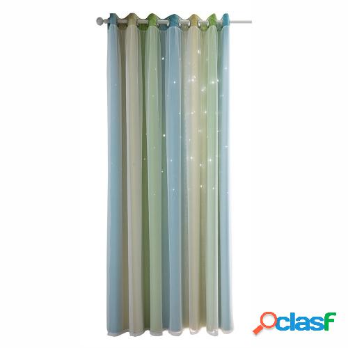 Cortinas de estrella de 1 panel Cortinas opacas de estrellas