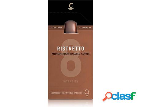 Cápsulas Café Ristretto Intensidad CAFÉS CORNELLÁ (10